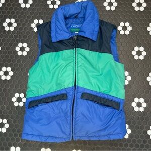 Vintage men’s Carter's Vibrant Blue Puffer Vest